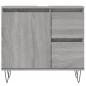 vidaXL Badschrank Grau Sonoma 65x33x60 cm Holzwerkstoff vidaXL Badschrank Grau Sonoma 65x33x60 cm Holzwerkstoff