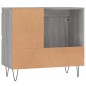 vidaXL Badschrank Grau Sonoma 65x33x60 cm Holzwerkstoff vidaXL Badschrank Grau Sonoma 65x33x60 cm Holzwerkstoff