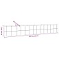 vidaXL Hochbeet Pulverbeschichteter Stahl 512x80x68 cm Silbern vidaXL Hochbeet Pulverbeschichteter Stahl 512x80x68 cm Silbern
