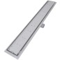 vidaXL Lineare Duschrinnen 2 Stk. 930 x 140 mm Edelstahl vidaXL Lineare Duschrinnen 2 Stk. 930 x 140 mm Edelstahl