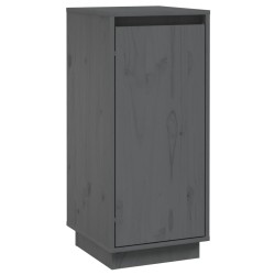 vidaXL Sideboard Grau 31,5x34x75 cm Massivholz Kiefer