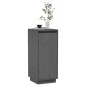 vidaXL Sideboard Grau 31,5x34x75 cm Massivholz Kiefer vidaXL Sideboard Grau 31,5x34x75 cm Massivholz Kiefer