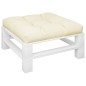 Palettenkissen Creme 80x80x12 cm Stoff Palettenkissen Creme 80x80x12 cm Stoff