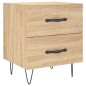 vidaXL Nachttisch Sonoma-Eiche 40x35x47,5 cm Holzwerkstoff vidaXL Nachttisch Sonoma-Eiche 40x35x47,5 cm Holzwerkstoff