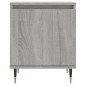vidaXL Nachttische 2 Stk. Grau Sonoma 40x30x50 cm Holzwerkstoff vidaXL Nachttische 2 Stk. Grau Sonoma 40x30x50 cm Holzwerkstoff