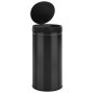 vidaXL Automatischer Sensor-Mülleimer 70 L Kohlenstoffstahl Schwarz vidaXL Automatischer Sensor-Mülleimer 70 L Kohlenstoffstahl Schwarz