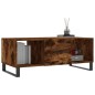 vidaXL Couchtisch Räuchereiche 102x50x40 cm Holzwerkstoff vidaXL Couchtisch Räuchereiche 102x50x40 cm Holzwerkstoff
