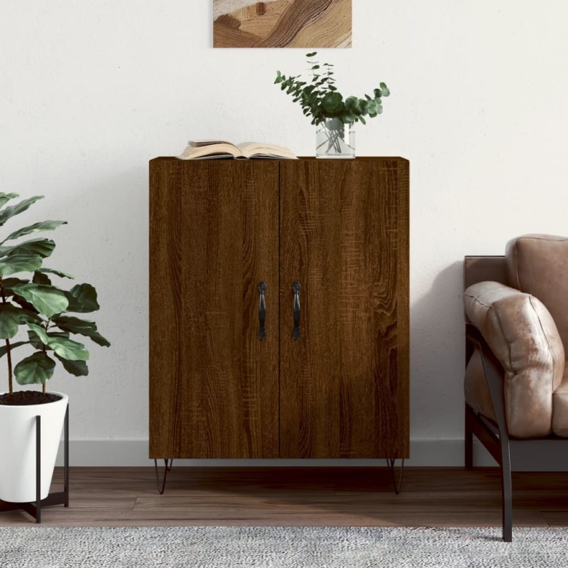 vidaXL Sideboard Braun Eichen-Optik 69,5x34x90 cm Holzwerkstoff vidaXL Sideboard Braun Eichen-Optik 69,5x34x90 cm Holzwerkstoff