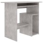 vidaXL Schreibtisch Betongrau 80x45x74 cm Holzwerkstoff vidaXL Schreibtisch Betongrau 80x45x74 cm Holzwerkstoff