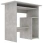 vidaXL Schreibtisch Betongrau 80x45x74 cm Holzwerkstoff vidaXL Schreibtisch Betongrau 80x45x74 cm Holzwerkstoff