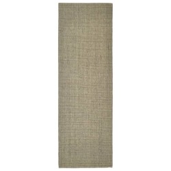 vidaXL Teppich Natur Sisal 66x200 cm Grün