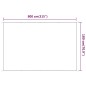 vidaXL Senkrechtmarkise Weiß 180x800 cm Oxford-Gewebe vidaXL Senkrechtmarkise Weiß 180x800 cm Oxford-Gewebe