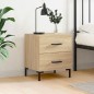 vidaXL Nachttisch Sonoma-Eiche 40x35x47,5 cm Holzwerkstoff vidaXL Nachttisch Sonoma-Eiche 40x35x47,5 cm Holzwerkstoff