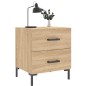 vidaXL Nachttisch Sonoma-Eiche 40x35x47,5 cm Holzwerkstoff vidaXL Nachttisch Sonoma-Eiche 40x35x47,5 cm Holzwerkstoff