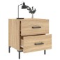 vidaXL Nachttisch Sonoma-Eiche 40x35x47,5 cm Holzwerkstoff vidaXL Nachttisch Sonoma-Eiche 40x35x47,5 cm Holzwerkstoff