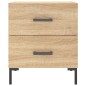 vidaXL Nachttisch Sonoma-Eiche 40x35x47,5 cm Holzwerkstoff vidaXL Nachttisch Sonoma-Eiche 40x35x47,5 cm Holzwerkstoff
