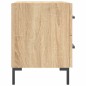 vidaXL Nachttisch Sonoma-Eiche 40x35x47,5 cm Holzwerkstoff vidaXL Nachttisch Sonoma-Eiche 40x35x47,5 cm Holzwerkstoff