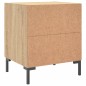 vidaXL Nachttisch Sonoma-Eiche 40x35x47,5 cm Holzwerkstoff vidaXL Nachttisch Sonoma-Eiche 40x35x47,5 cm Holzwerkstoff