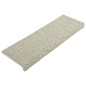 vidaXL Treppenmatten Selbstklebend Sisal-Optik 15 Stk. 65x21x4 cm Grau vidaXL Treppenmatten Selbstklebend Sisal-Optik 15 Stk. 65x21x4 cm Grau