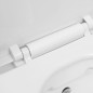 vidaXL Wand-WC ohne Spülrand mit Bidet-Funktion Keramik Weiß vidaXL Wand-WC ohne Spülrand mit Bidet-Funktion Keramik Weiß