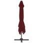 vidaXL Ampelschirm mit Aluminium-Mast 400x300 cm Bordeauxrot vidaXL Ampelschirm mit Aluminium-Mast 400x300 cm Bordeauxrot