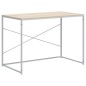 vidaXL Computertisch Weiß und Eiche-Optik 110x60x70 cm Holzwerkstoff vidaXL Computertisch Weiß und Eiche-Optik 110x60x70 cm Holzwerkstoff