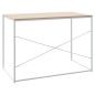 vidaXL Computertisch Weiß und Eiche-Optik 110x60x70 cm Holzwerkstoff vidaXL Computertisch Weiß und Eiche-Optik 110x60x70 cm Holzwerkstoff