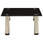 vidaXL TV-Tisch 40x35x17 cm Schwarz Hartglas vidaXL TV-Tisch 40x35x17 cm Schwarz Hartglas