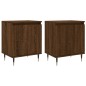vidaXL Nachttische 2 Stk. Braun Eichen-Optik 40x30x50 cm Holzwerkstoff vidaXL Nachttische 2 Stk. Braun Eichen-Optik 40x30x50 cm Holzwerkstoff