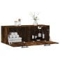 vidaXL Wandschrank Räuchereiche 100x36,5x35 cm Holzwerkstoff vidaXL Wandschrank Räuchereiche 100x36,5x35 cm Holzwerkstoff