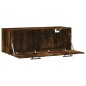 vidaXL Wandschrank Räuchereiche 100x36,5x35 cm Holzwerkstoff vidaXL Wandschrank Räuchereiche 100x36,5x35 cm Holzwerkstoff