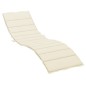 Sonnenliegen-Auflage Creme 200x60x3 cm Oxford-Gewebe Sonnenliegen-Auflage Creme 200x60x3 cm Oxford-Gewebe