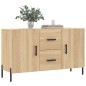 vidaXL Sideboard Sonoma-Eiche 100x36x60 cm Holzwerkstoff vidaXL Sideboard Sonoma-Eiche 100x36x60 cm Holzwerkstoff