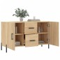 vidaXL Sideboard Sonoma-Eiche 100x36x60 cm Holzwerkstoff vidaXL Sideboard Sonoma-Eiche 100x36x60 cm Holzwerkstoff