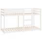 vidaXL Etagenbett Weiß 75x190 cm Massivholz Kiefer vidaXL Etagenbett Weiß 75x190 cm Massivholz Kiefer