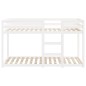 vidaXL Etagenbett Weiß 75x190 cm Massivholz Kiefer vidaXL Etagenbett Weiß 75x190 cm Massivholz Kiefer