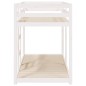 vidaXL Etagenbett Weiß 75x190 cm Massivholz Kiefer vidaXL Etagenbett Weiß 75x190 cm Massivholz Kiefer