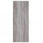 vidaXL Wandschrank Grau Sonoma 34,5x34x90 cm