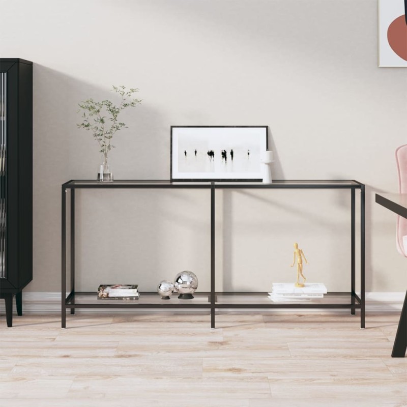 vidaXL Konsolentisch Transparent 160x35x75,5 cm Hartglas vidaXL Konsolentisch Transparent 160x35x75,5 cm Hartglas