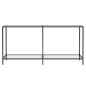 vidaXL Konsolentisch Transparent 160x35x75,5 cm Hartglas vidaXL Konsolentisch Transparent 160x35x75,5 cm Hartglas
