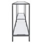 vidaXL Konsolentisch Transparent 160x35x75,5 cm Hartglas vidaXL Konsolentisch Transparent 160x35x75,5 cm Hartglas