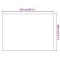 vidaXL Senkrechtmarkise Weiß 200x420 cm Oxford-Gewebe vidaXL Senkrechtmarkise Weiß 200x420 cm Oxford-Gewebe
