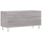 vidaXL Plattenschrank Grau Sonoma 100x38x48 cm Holzwerkstoff vidaXL Plattenschrank Grau Sonoma 100x38x48 cm Holzwerkstoff