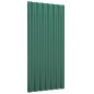 vidaXL Dachpaneele 12 Stk. Pulverbeschichteter Stahl Grün 80x36 cm vidaXL Dachpaneele 12 Stk. Pulverbeschichteter Stahl Grün 80x36 cm