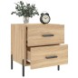 vidaXL Nachttisch Sonoma-Eiche 40x35x47,5 cm Holzwerkstoff vidaXL Nachttisch Sonoma-Eiche 40x35x47,5 cm Holzwerkstoff