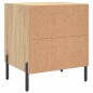 vidaXL Nachttisch Sonoma-Eiche 40x35x47,5 cm Holzwerkstoff vidaXL Nachttisch Sonoma-Eiche 40x35x47,5 cm Holzwerkstoff