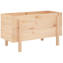 vidaXL Hochbeet 101x50x57 cm Massivholz Kiefer