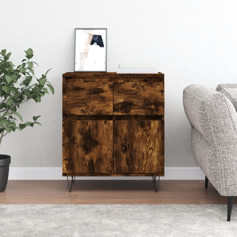 vidaXL Sideboard Räuchereiche 60x35x70 cm Holzwerkstoff vidaXL Sideboard Räuchereiche 60x35x70 cm Holzwerkstoff