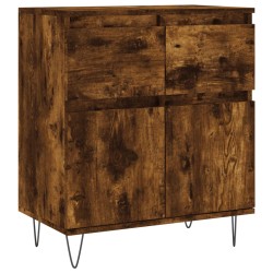 vidaXL Sideboard Räuchereiche 60x35x70 cm Holzwerkstoff