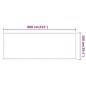 vidaXL Senkrechtmarkise Weiß 100x800 cm Oxford-Gewebe vidaXL Senkrechtmarkise Weiß 100x800 cm Oxford-Gewebe